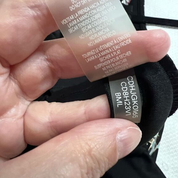 Calvin Klein Metallic Floral Trapeze Dress Sz 4 Women’s - Picture 8 of 8